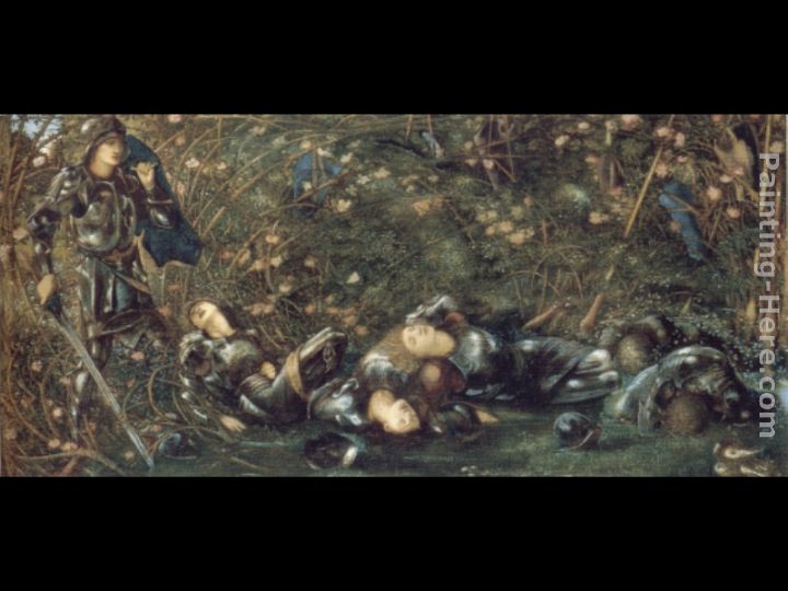 The Briar Rose I  The Briar Wood painting - Edward Burne-Jones The Briar Rose I  The Briar Wood art painting